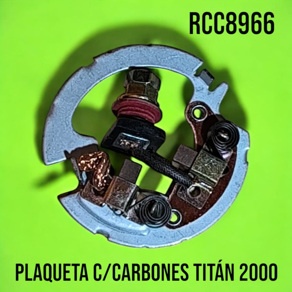 PLAQUETA C/ CARBONES TITAN 2000 - SPARTA