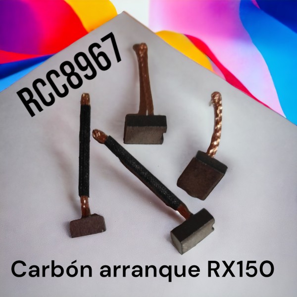 CARBON ARRANQUE RX 150 X 4 SPARTA