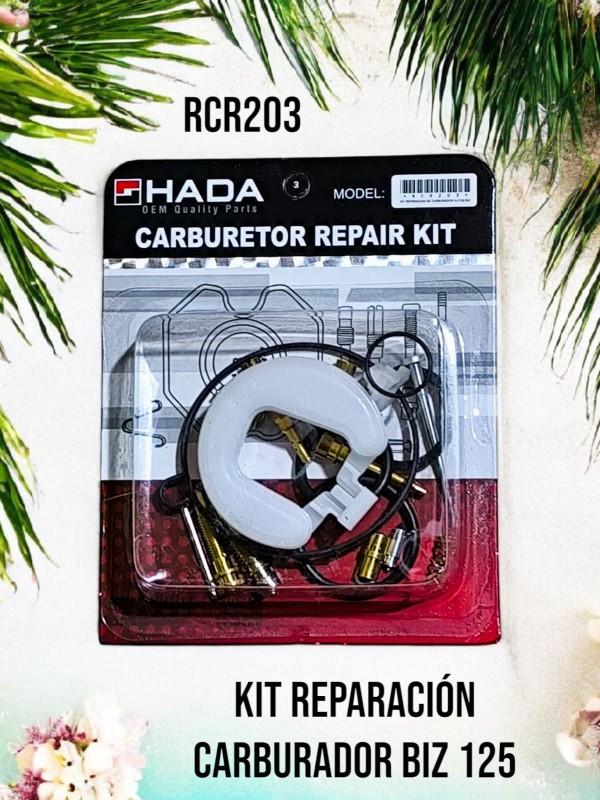 KIT REPARACION CARB H.C BIZ 125 HADA