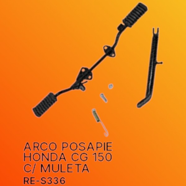 ARCO POSAPIE TITAN CG 150 + PEDALIN + MULETA BHI