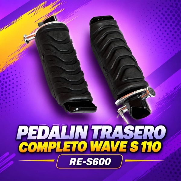 PEDALIN TRASERO HONDA WAVE S 110 BHI