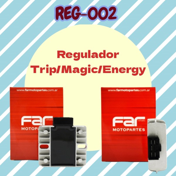 REGULADOR VOLT TRIP/ MAGIC/ ENERGY  - 1087 FAR
