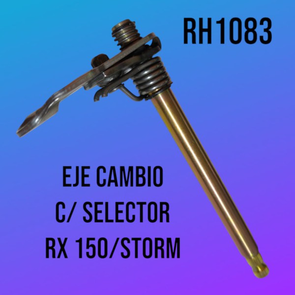 EJE CAMBIO RX 150 H STORM C/SELECTOR ROHAN