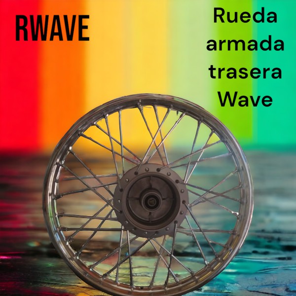 RUEDA ARMADA TRASERA WAVE  - NITRO