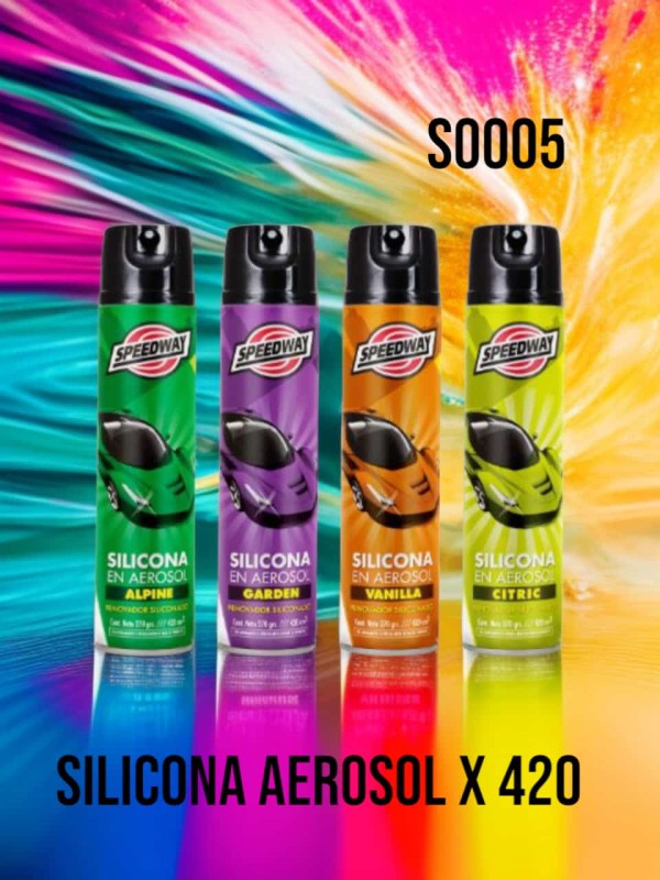 SILICONA AEROSOL X 420 CC SPEEDWAY