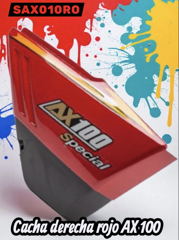 CACHA DERECHA ROJO  AX 100 NITRO