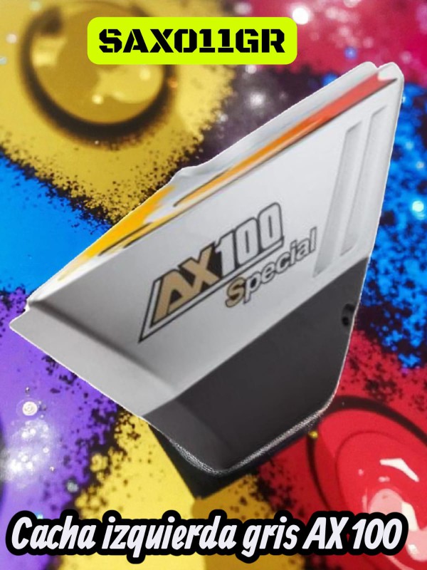 CACHA IZQUIERDA GRIS  AX 100 NITRO