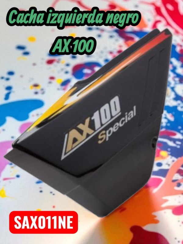 CACHA IZQUIERDA NEGRO  AX 100 NITRO