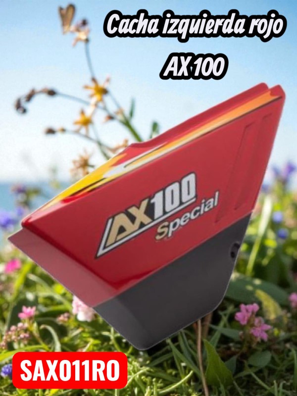 CACHA IZQUIERDA ROJO SZ AX 100 NITRO