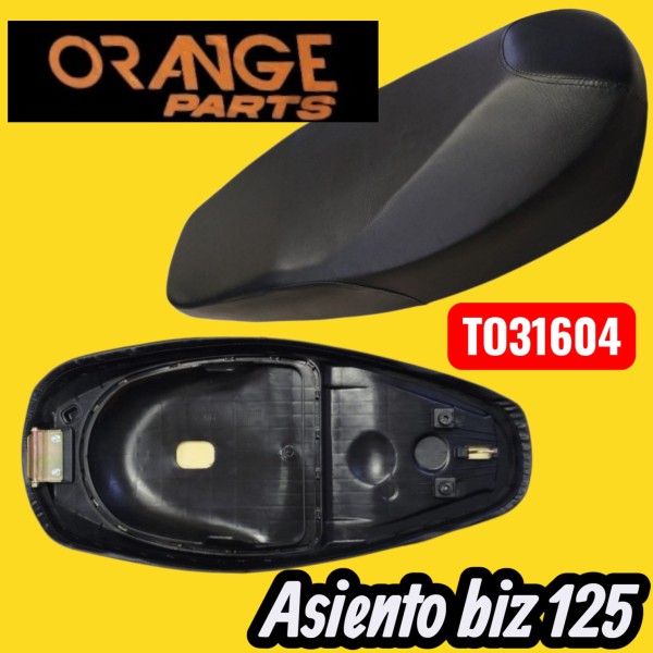 ASIENTO HONDA BIZ 125 THE-ORANGE