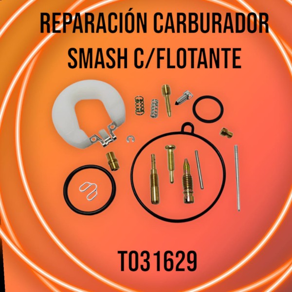 KIT REP CARB. SMASH 110 BIT C/FLOT - OMR