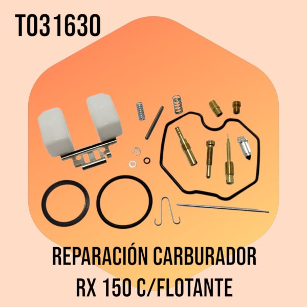 KIT REP CARB. RX 150 C/FLOTANTE - THE-ORANGE