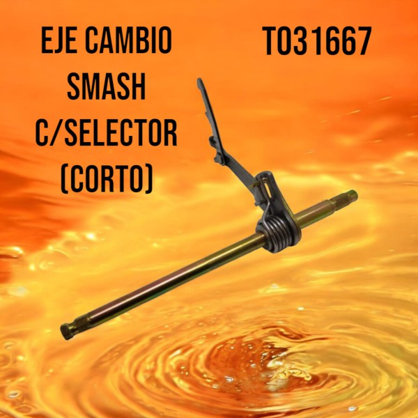 EJE CAMBIO SMASH 110 C/SELECTOR (CORTO) 65/25.5  THE-ORANGE