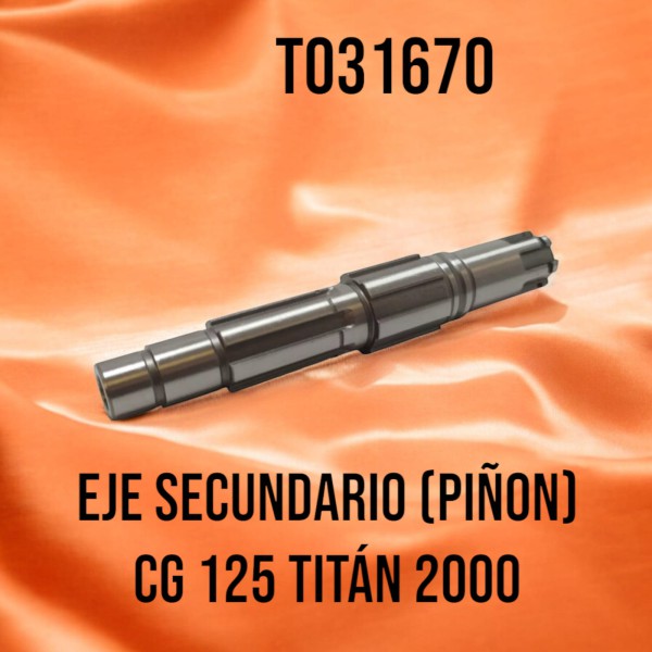 EJE SECUNDAR 150M PIÑON CG 125 THEORANGE