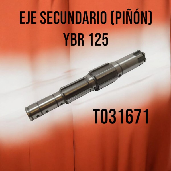 EJE SECUNDARIO (PIÑON) YBR 125 THE-ORANGE