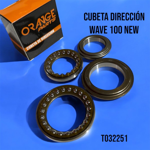 CUBETA DIRECCION  WAVE 100 NEW THE-ORANGE