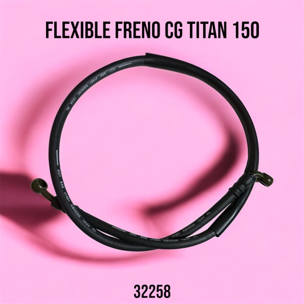 FLEXIBLE FRENO HONDA CG TITAN 150 THE-ORANGE