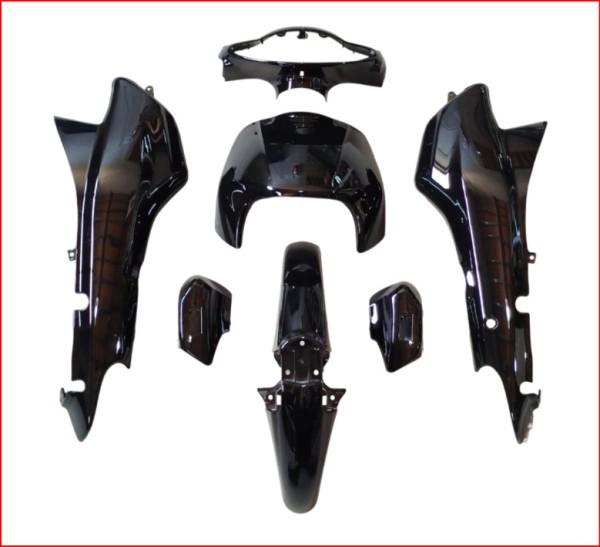 KIT PLASTICOS SMASH 110 TRIP - NEGRO 7 PZAS JRS