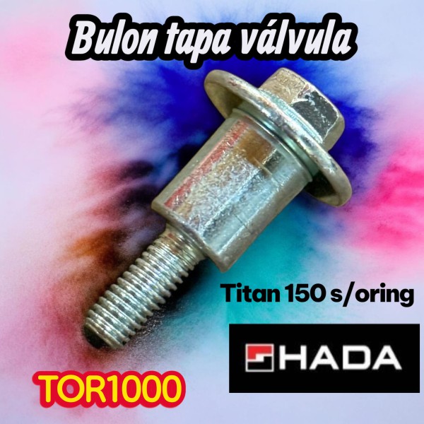 BULON TAPA VALV TITAN150  S/ORING HADA