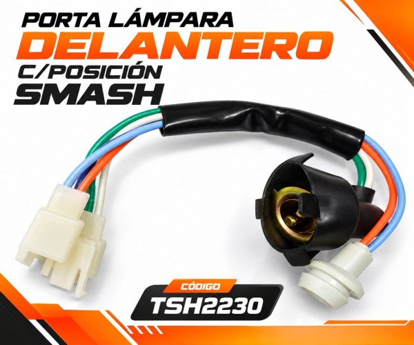 PORTA LAMPARA DELAN SMASH + LUZ DE POSICION TSH
