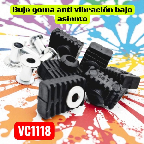 BUJES GOMA ANTIVIBRACION BAJO ASIENTO