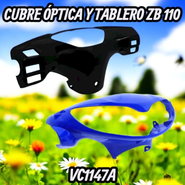 CUBRE OPTICA Y TABLERO AZUL JGO VC