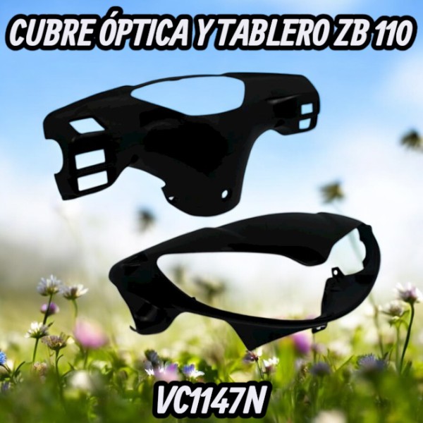CUBRE OPTICA Y TABLERO NEGRO JGO VC
