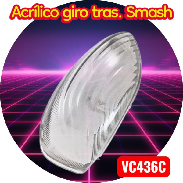 ACRILICO GIRO TRA DER BIZ SMASH ZB CRISTAL VC