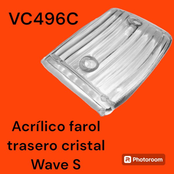 Acrilico farol trasero HONDA NEW WAVE CRISTAL VC