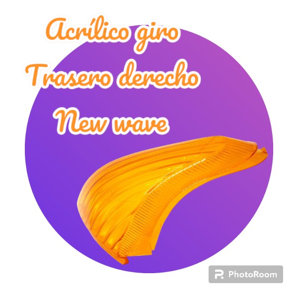 ACRILICO TRAS GIRO DER NEW WAVE(AMBAR ) VC