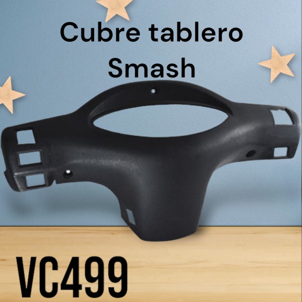 CUBRE TABLERO SMASH BIZ (NEGRO) PLASTICA VC