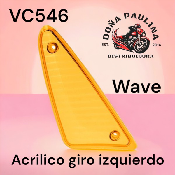 ACRILICO GIRO WAVE IZQUIERDO Ambar