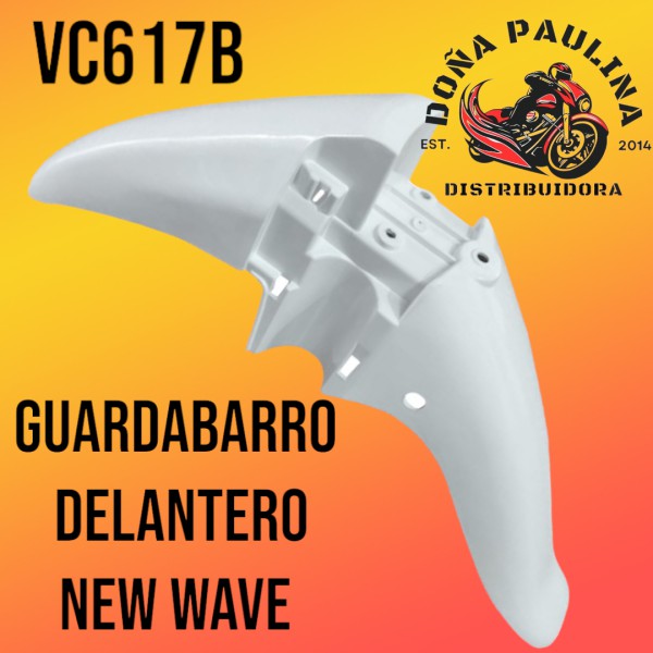 GUARDABARRO DELAN NEW WAVE BLANCO