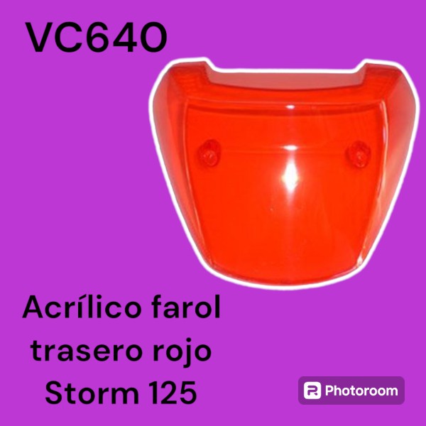 Acrilico farol Trasero HONDA STORM 125 VC
