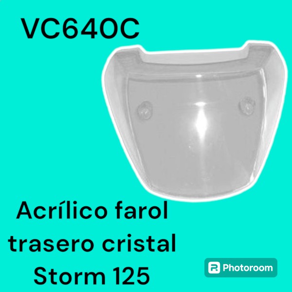 Acrilico farol Trasero HONDA STORM 125 CRISTAL
