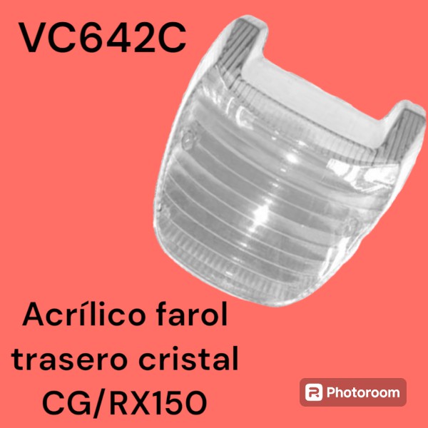 ACRILICO FARO TRASERO CG 150 RX 150 CRISTAL VC