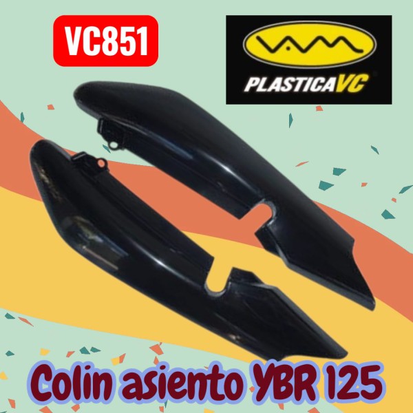 COLIN ASIENTO YBR 125  NEGRO PLASTICA VC