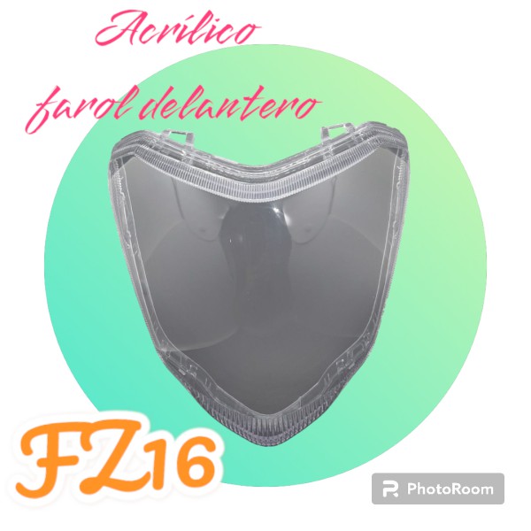 ACRILICO FAROL DELANTERO FZ16 PLASTICA VC