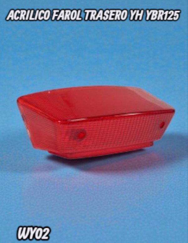ACRILICO FAROL TRASERO YH YBR125 NITRO