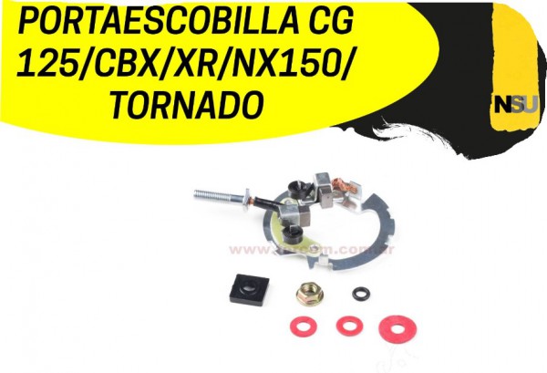 PLAQUETA C/CARBONES XR250 /NX150/TORNADO NSU