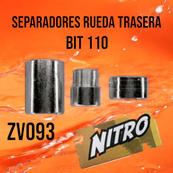 SEPARADORES RUEDA TRASERA ML BIT NITRO