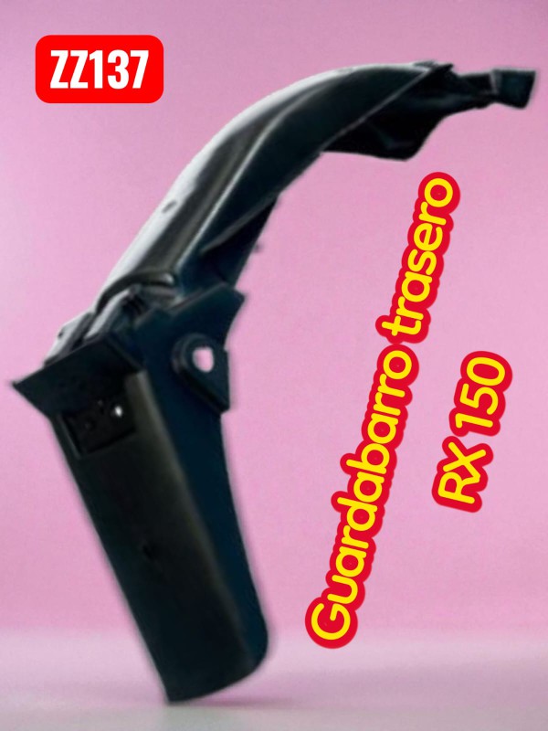 GUARDABARRO TRASERO NEGRO  RX 150 NITRO