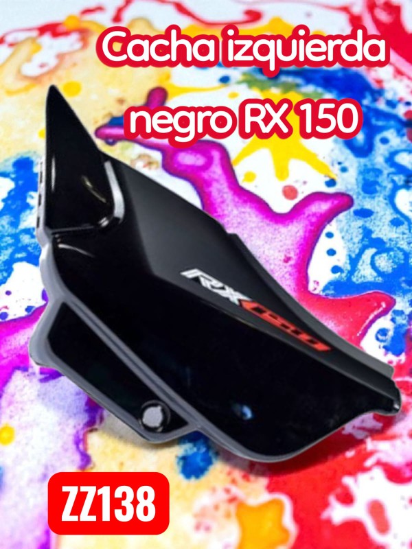 CACHA IZQUIERDA NEGRO  RX 150 NITRO