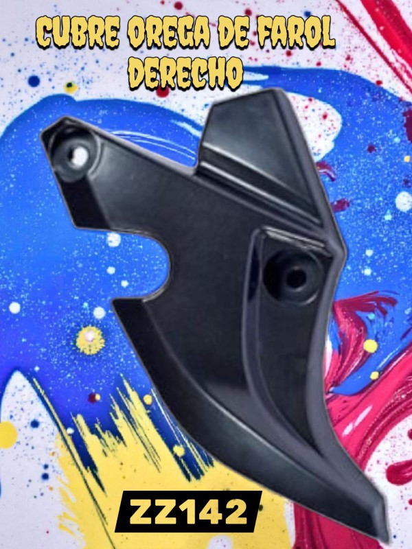 CUBRE OREJA DE FAROL DERECHO  RX 150 NITRO