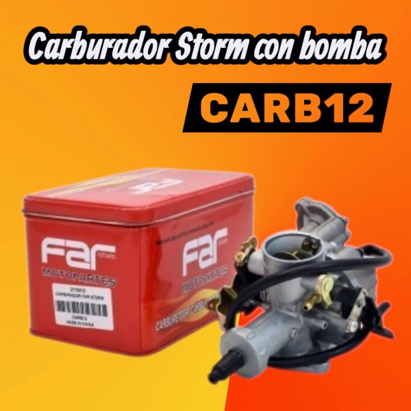 CARBURADOR STORM 125CC FAR C/BBA